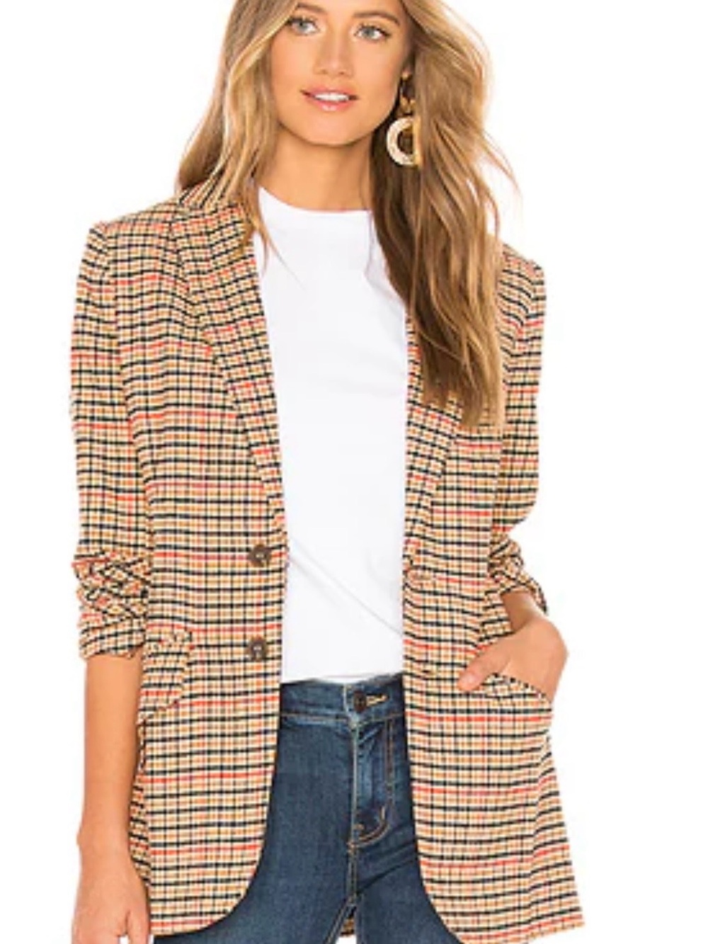 OVI Plaid Blazer Jacket